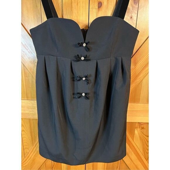 ZARA Jewel Button Strappy Dress Size Medium nwt (4955) - Picture 2 of 6